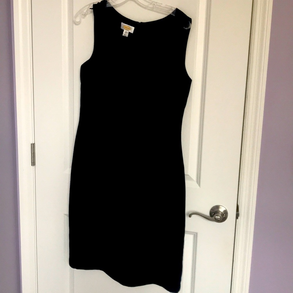 Talbots black sheath dress